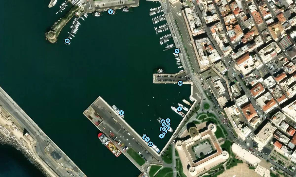 Satelite image of Roma Marina Yachting