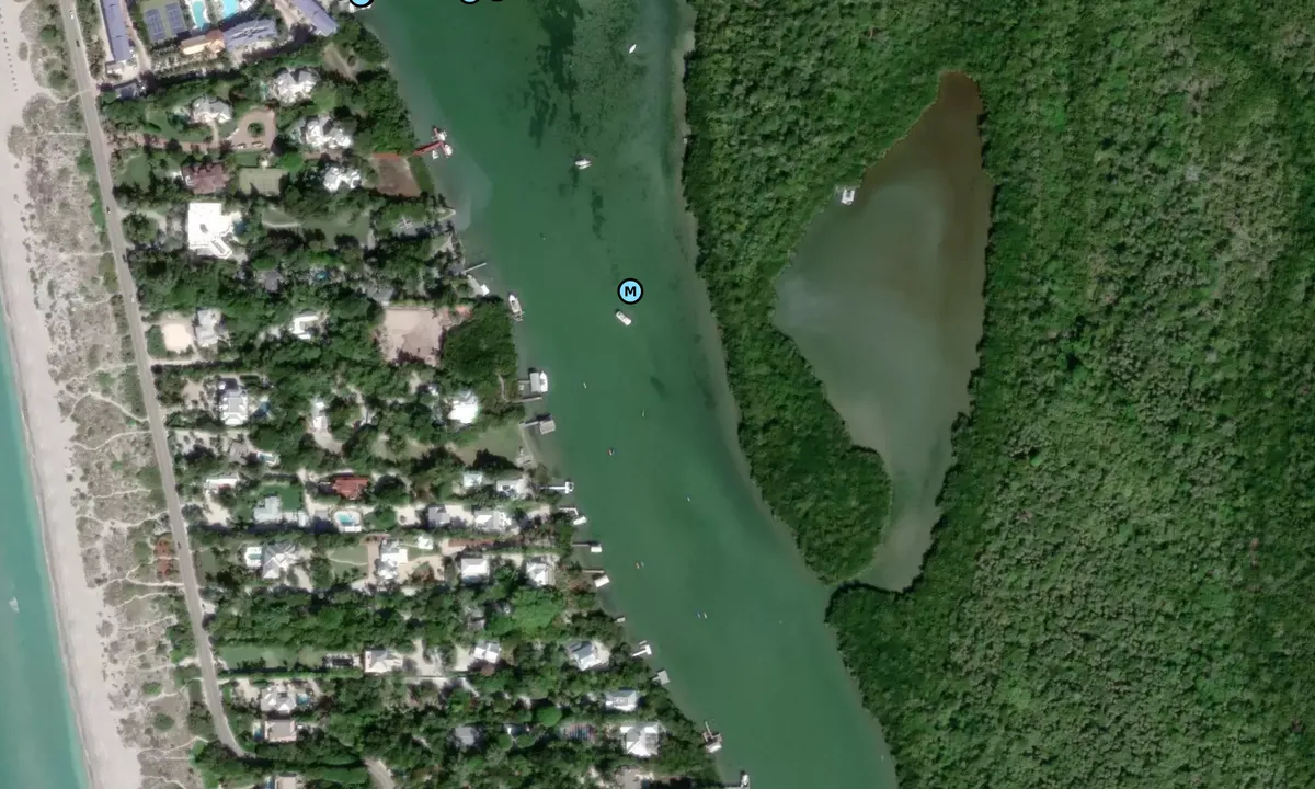 Satelite image of Roosevelt Channel