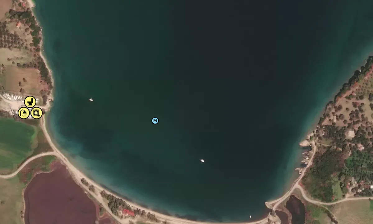 Satelite image of Roúgas Bay
