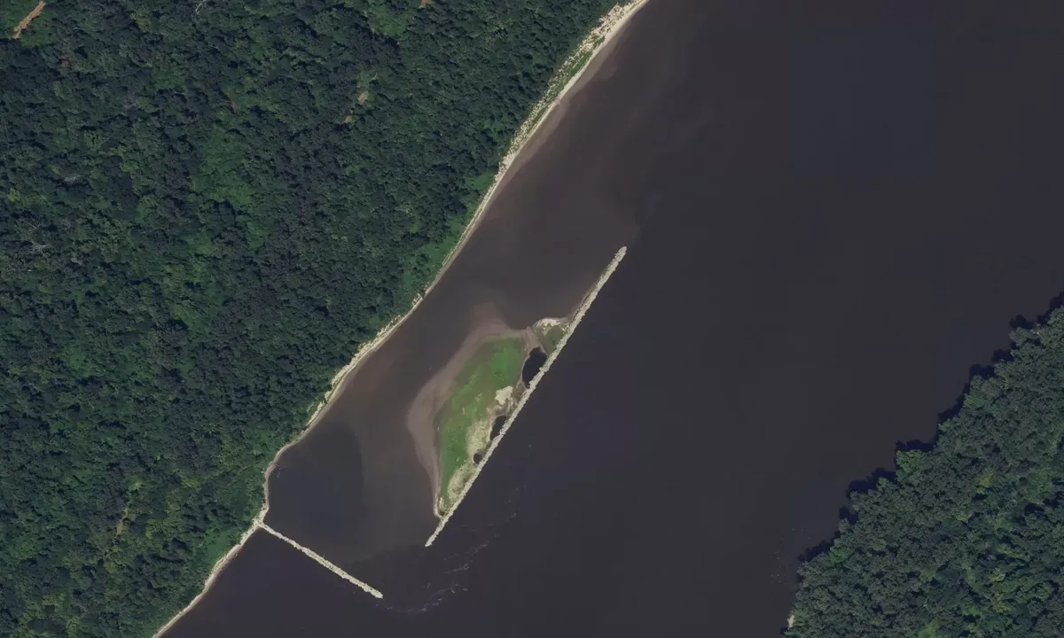 Satelite image of Royal Landing