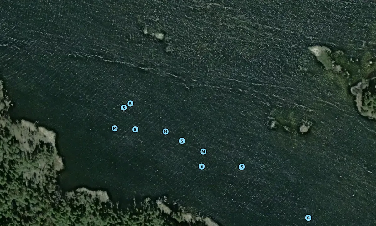 Satelite image of Runnö - Långglo