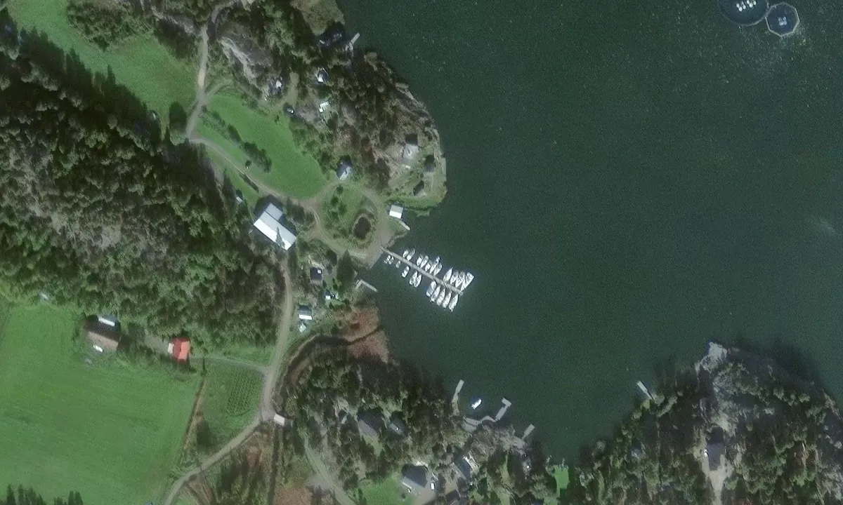 Satelite image of Rymättylä Marina Oy