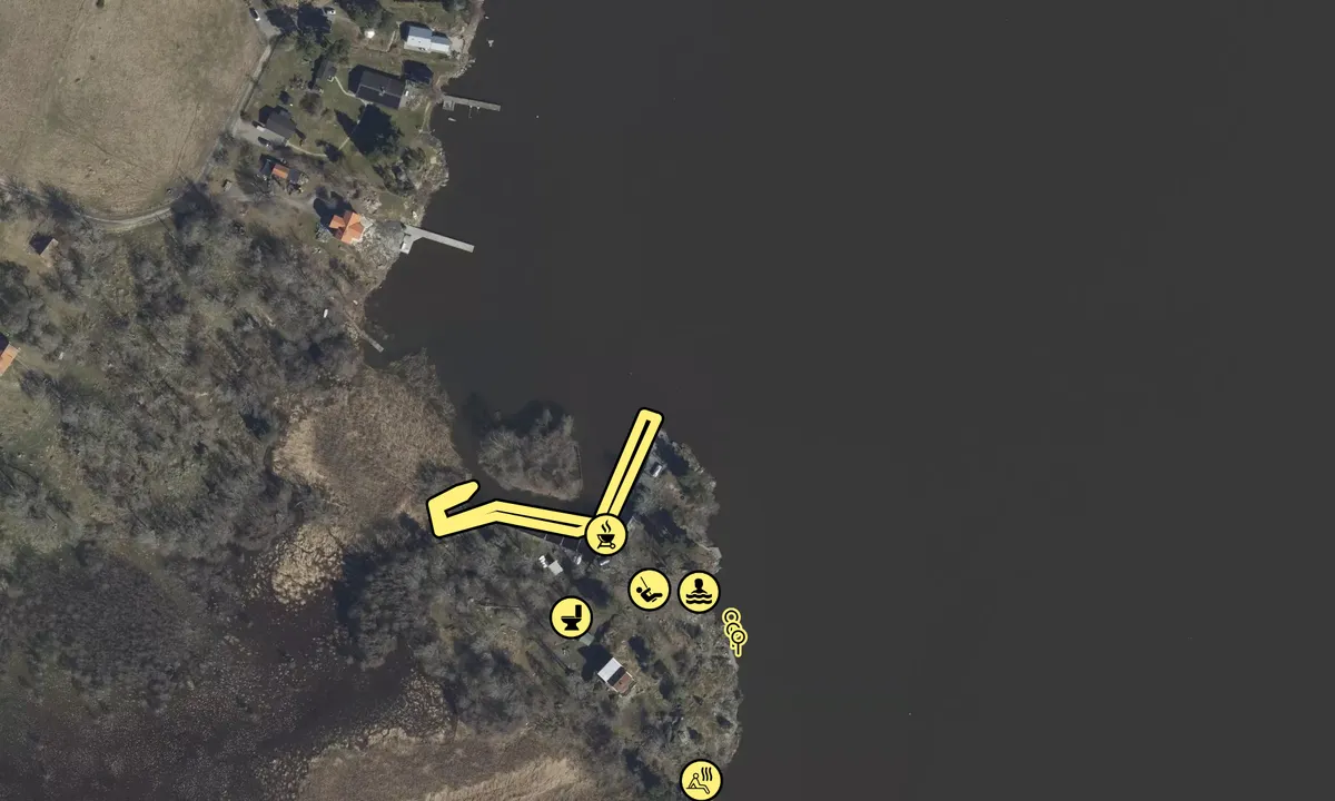 Satelite image of Säby-Klint
