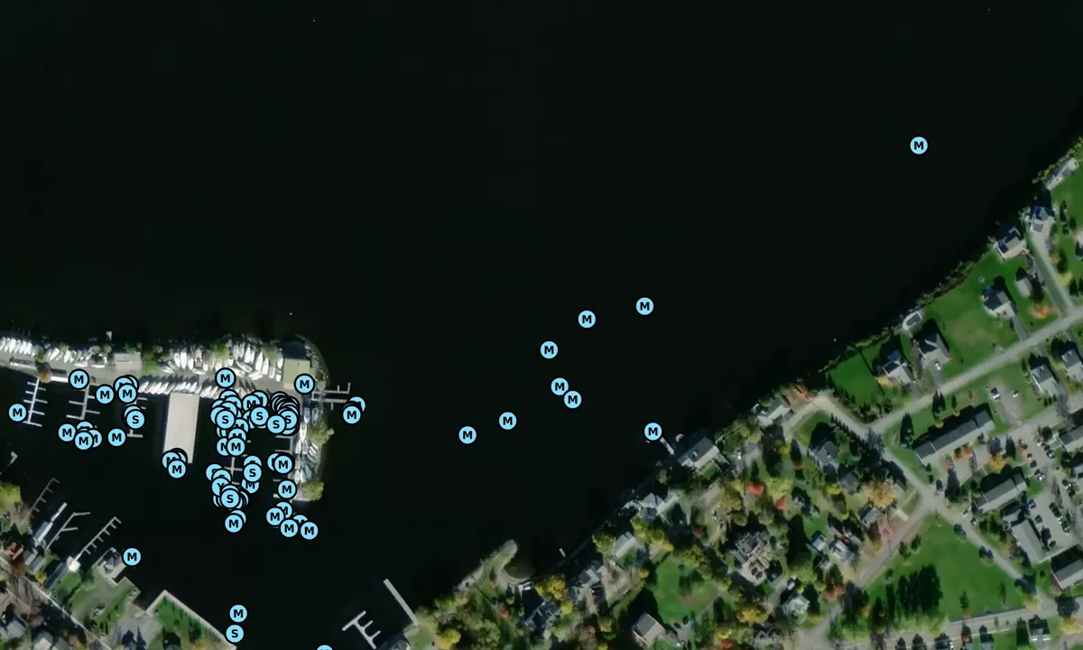 Satelite image of Sackets Harbor