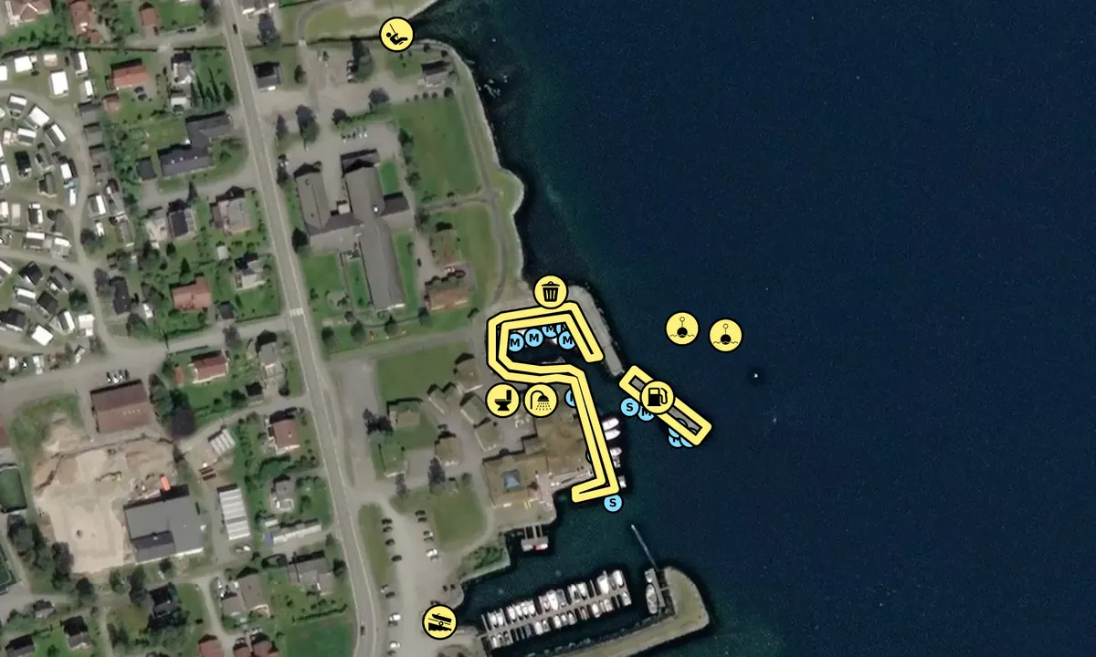 Satelite image of Sæbø