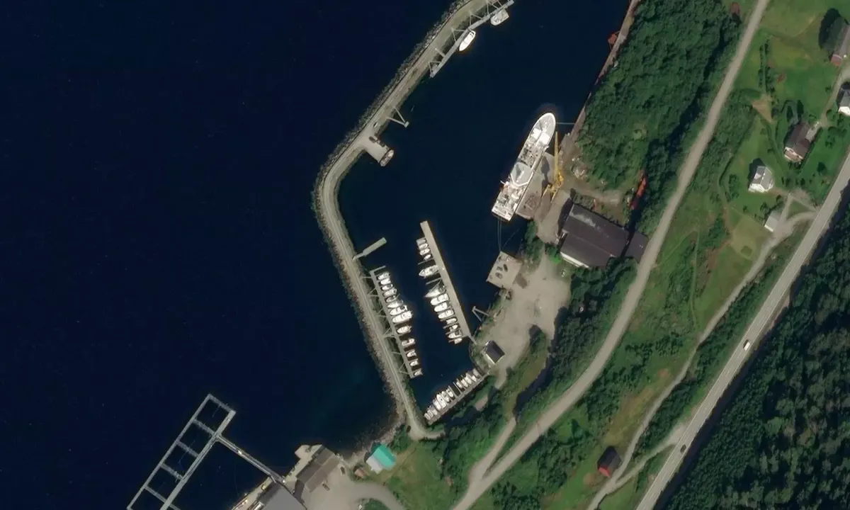 Satelite image of Sætre