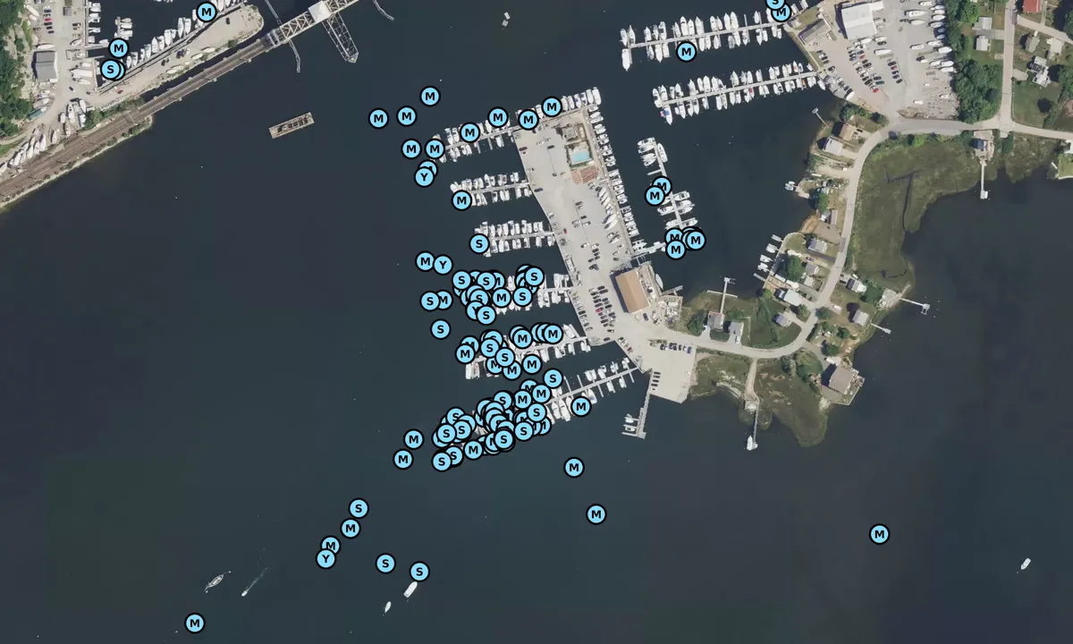 Satelite image of Safe Harbor Mystic - Stonington