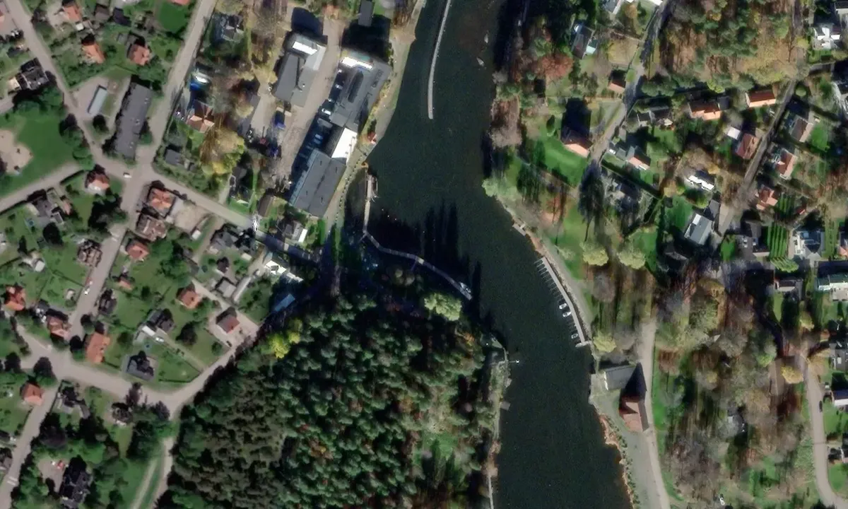 Satelite image of Säffle Gästhamn
