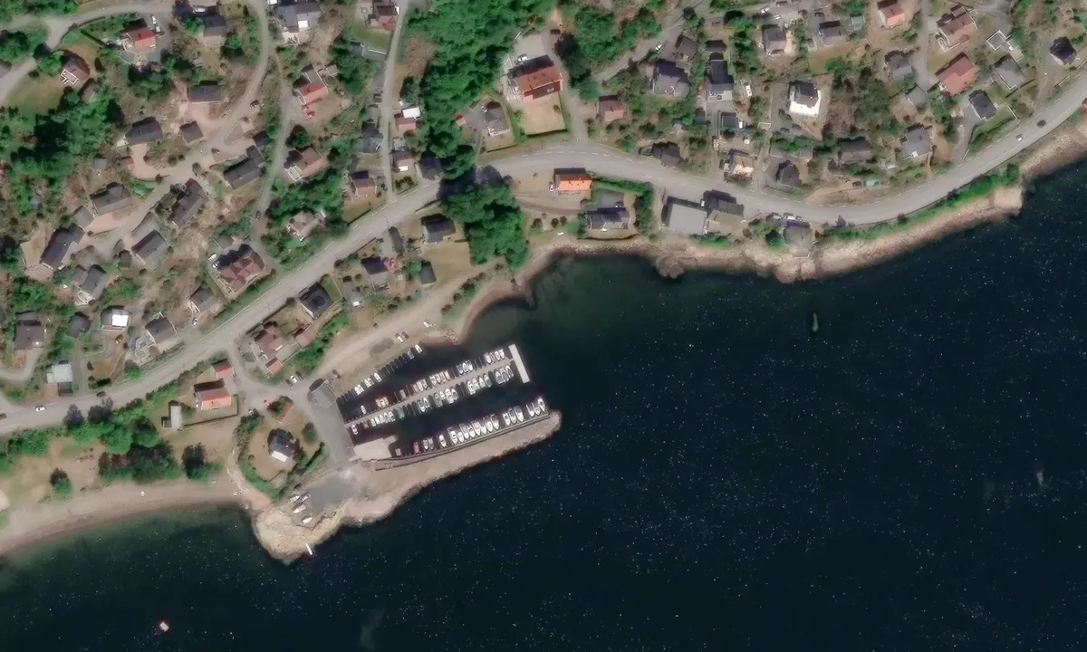 Satelite image of Sagene Båtforening