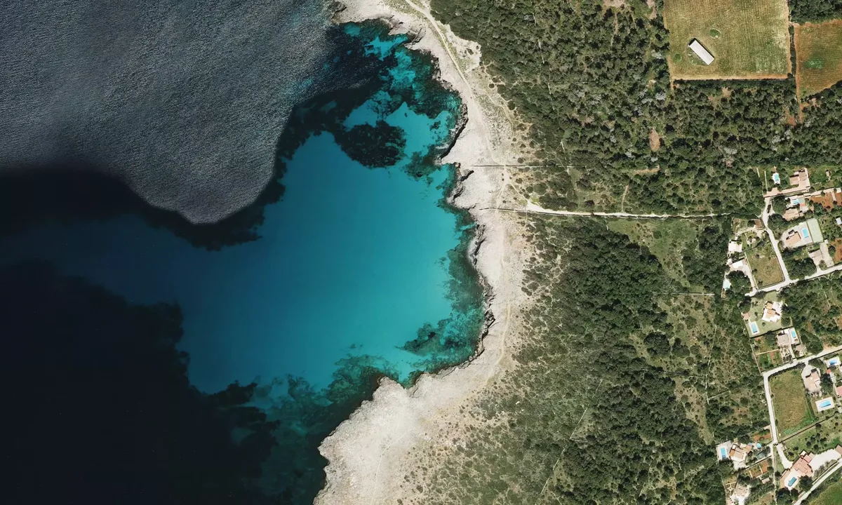 Flyfoto av S'aigua dolça