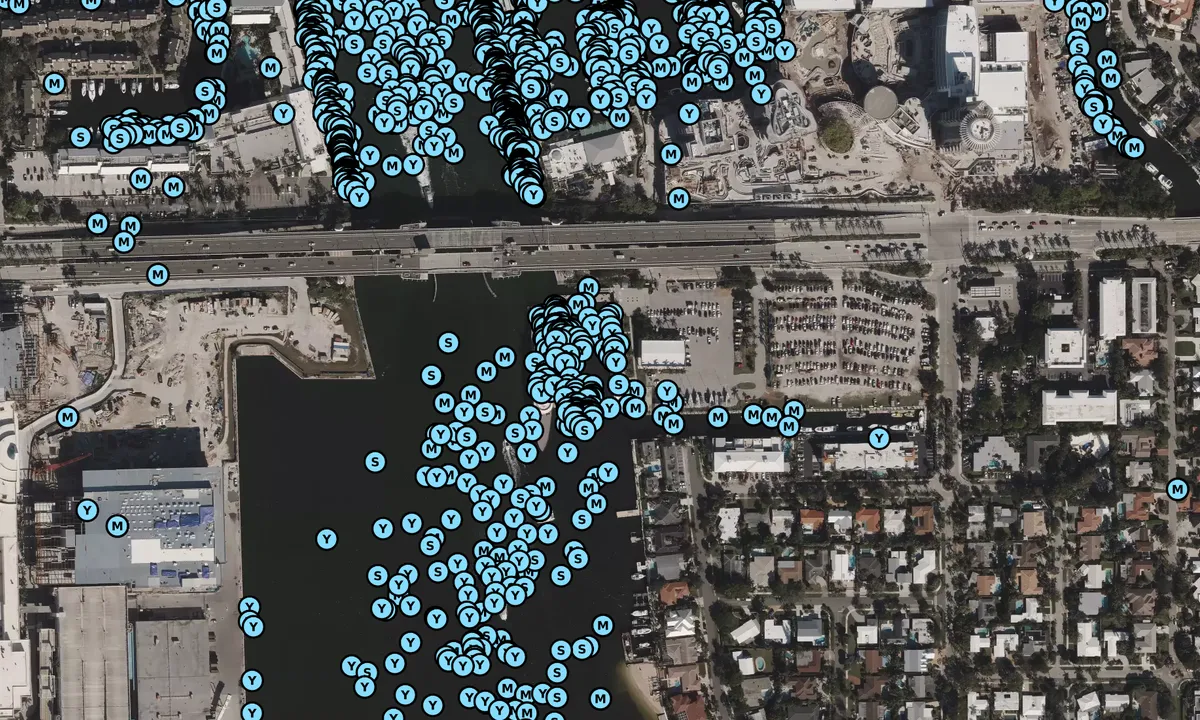 Satelite image of Sails Marina