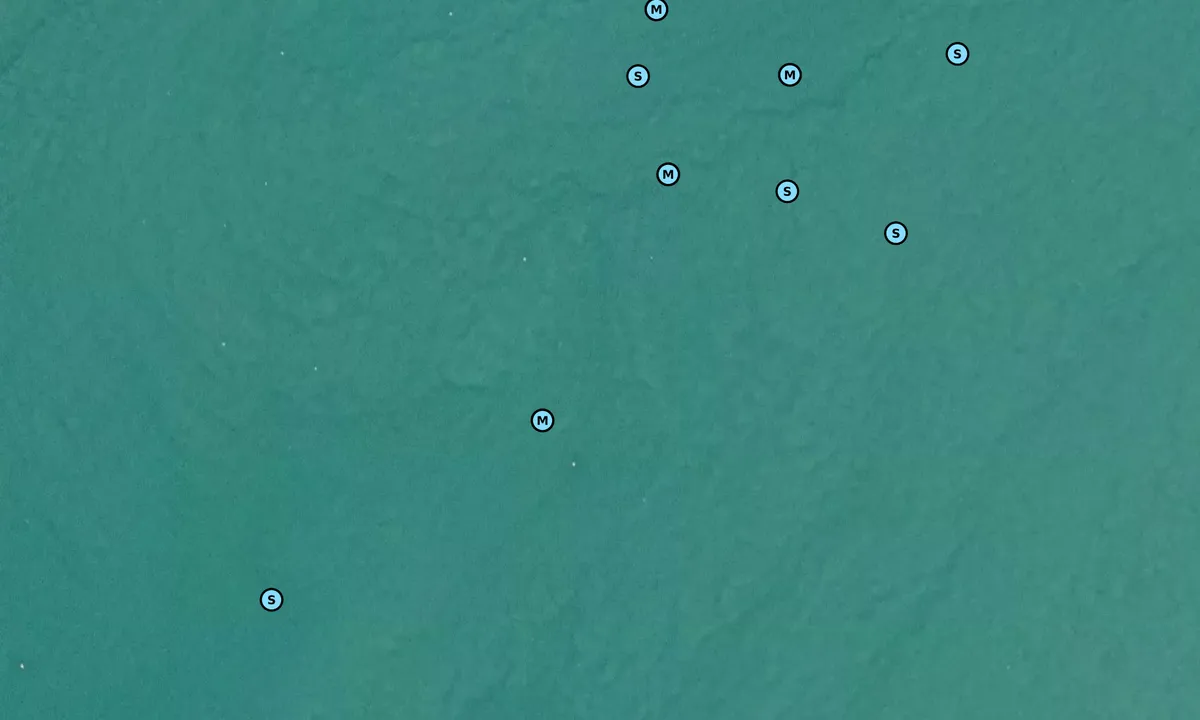 Satelite image of Saint Catherine Bay