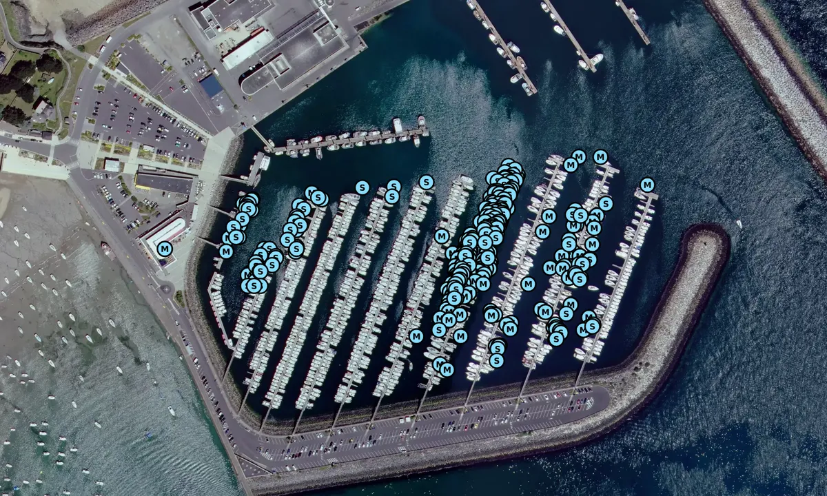 Satelite image of Saint Quay Port d'Armor
