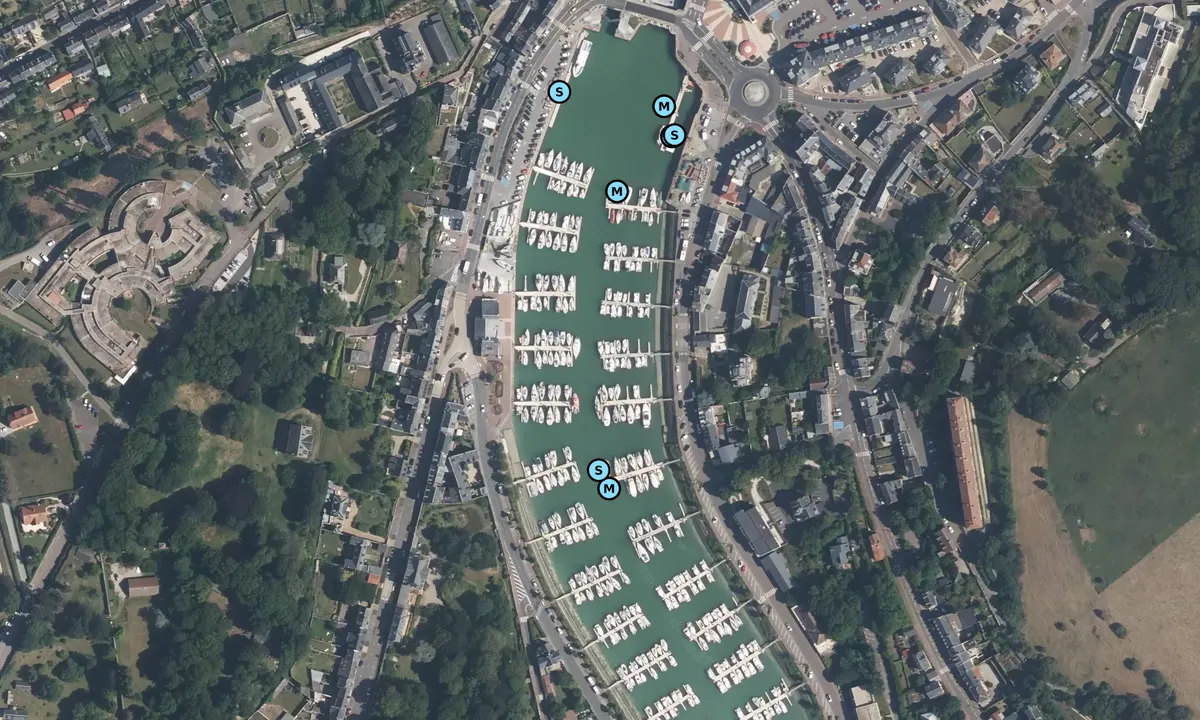 Satelite image of Saint Valery-en-Caux