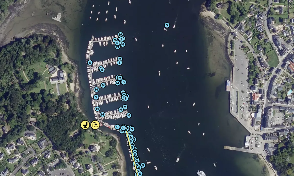 Satelite image of Sainte-Marine Marina