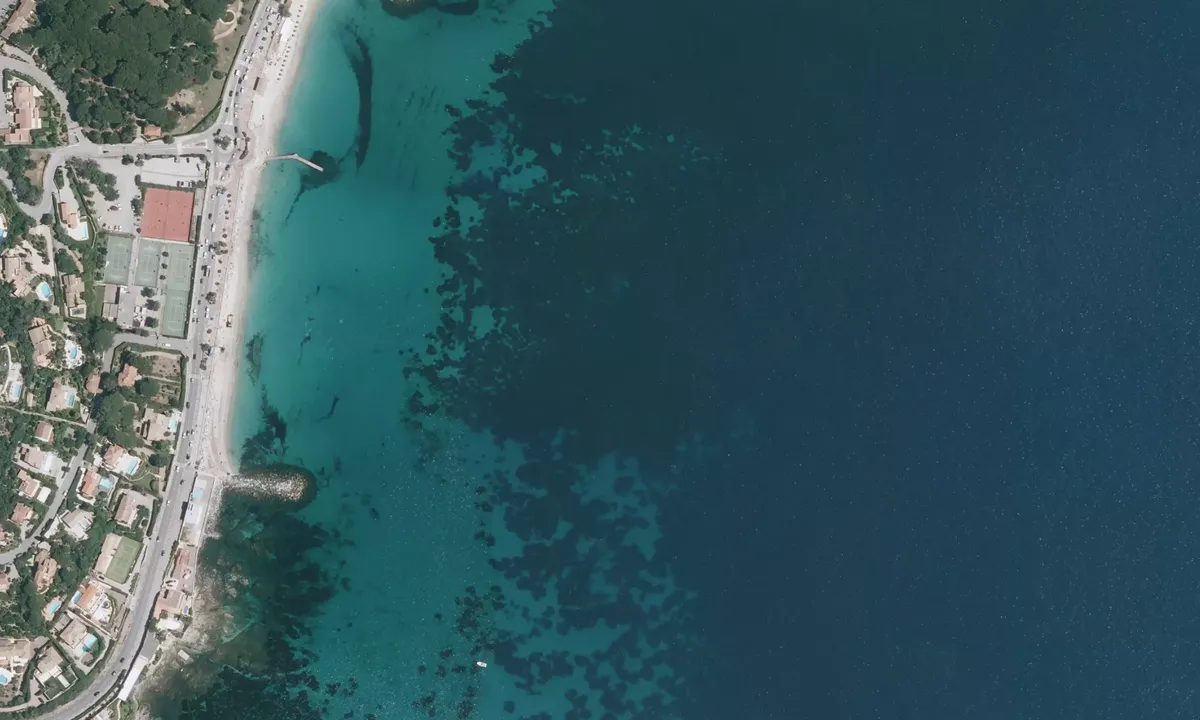 Flyfoto av Sainte maxime