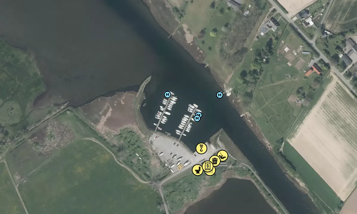 Satelite image of Sakskøbing Lystbådehavn