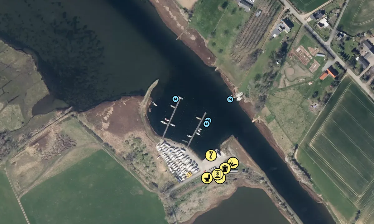 Satelite image of Sakskøbing Lystbådehavn