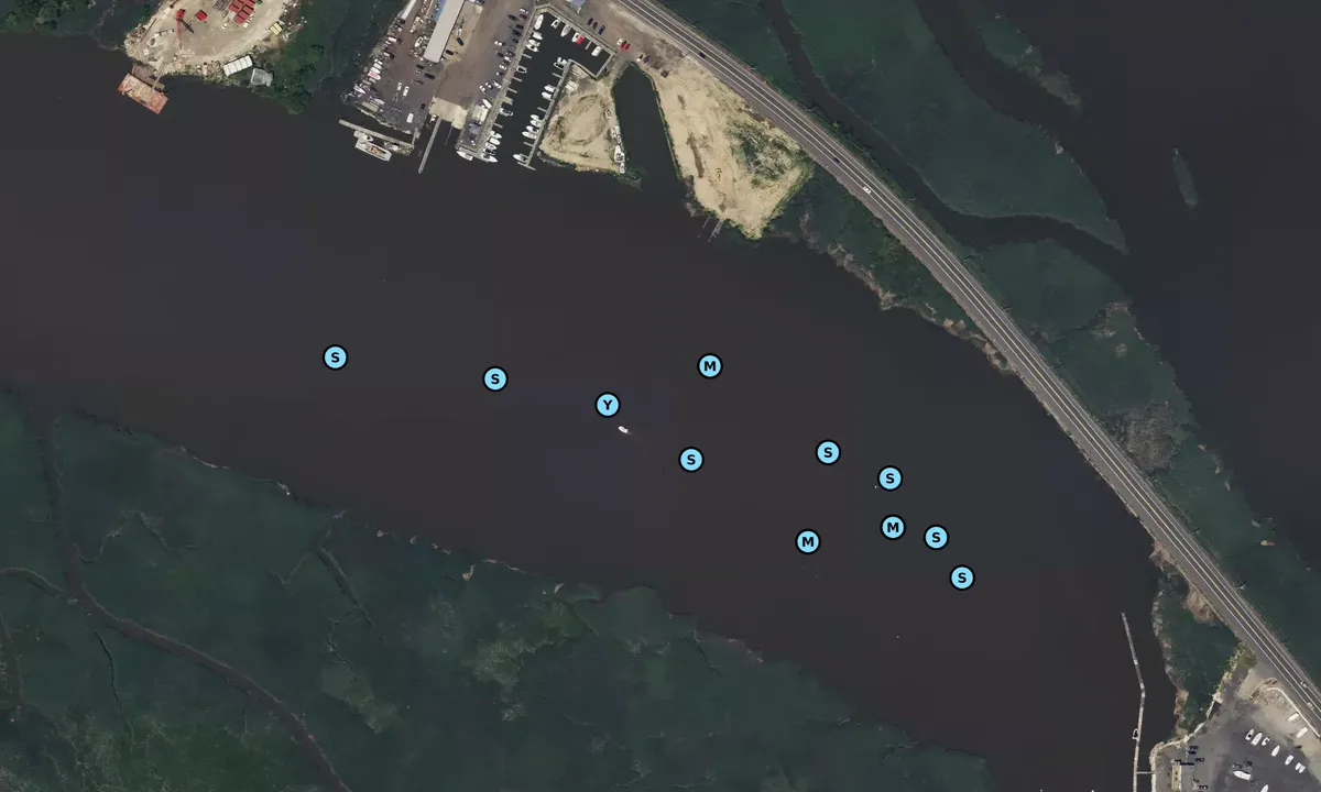 Satelite image of Salem River