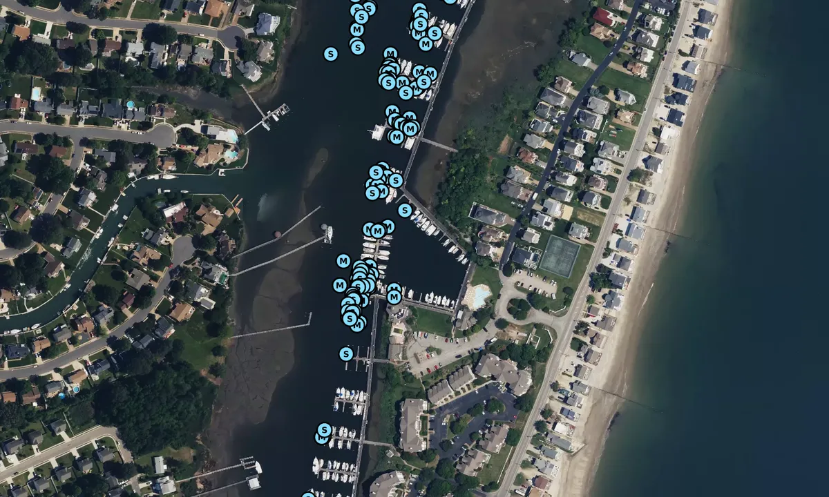 Satelite image of Salt Ponds Marina Resort - Hampton