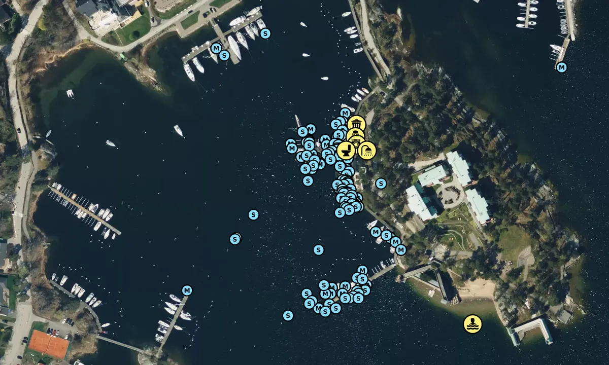Satelite image of Saltsjöbaden - Hotellviken