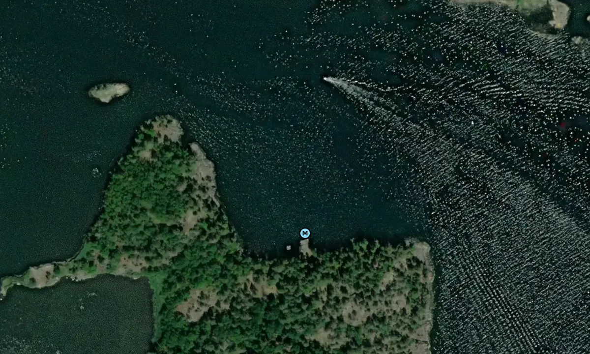 Satelite image of Saltvik Uvö