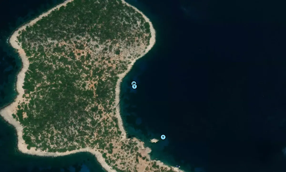 Satelite image of Samiopoula Bight