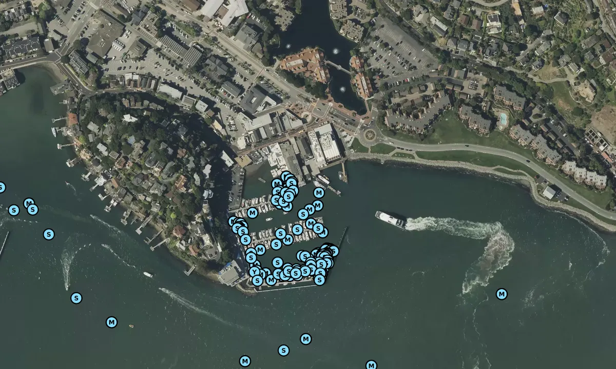 Satelite image of Sam's Anchor Cafe