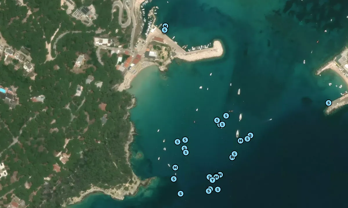 Satelite image of San Domino
