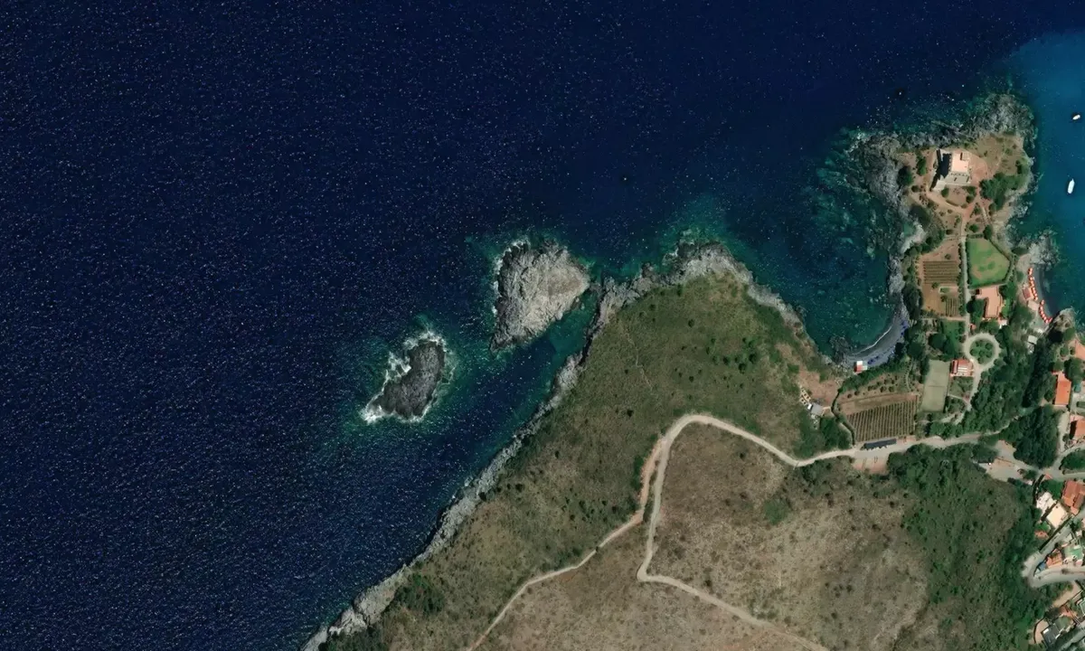 Satelite image of San Nicola Arcella - Cosenza
