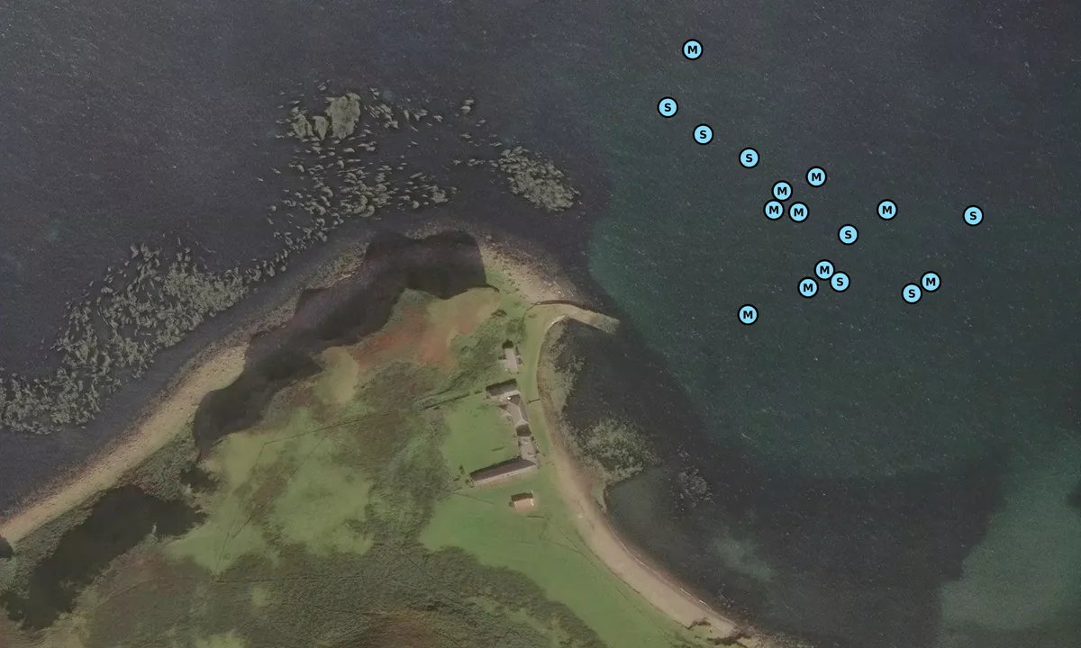 Satelite image of Sanda Harbour