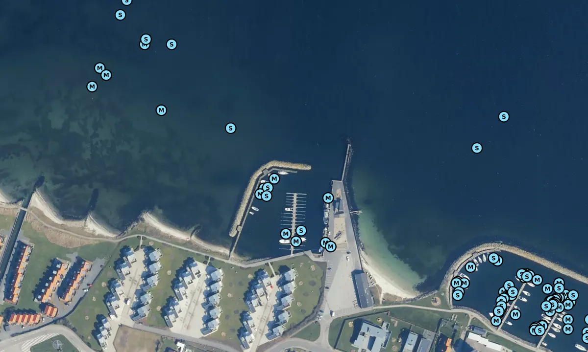 Satelite image of Sandbjerg Marina