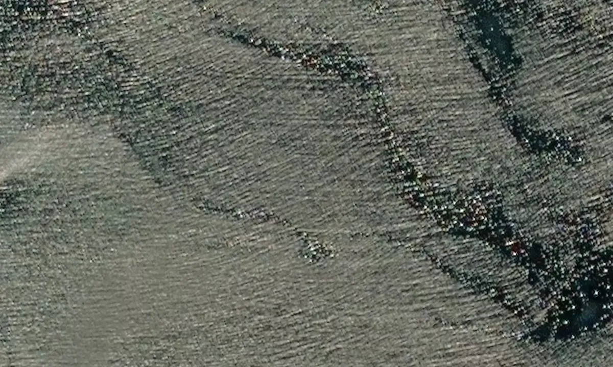 Satelite image of Sandbukta - Hasvik