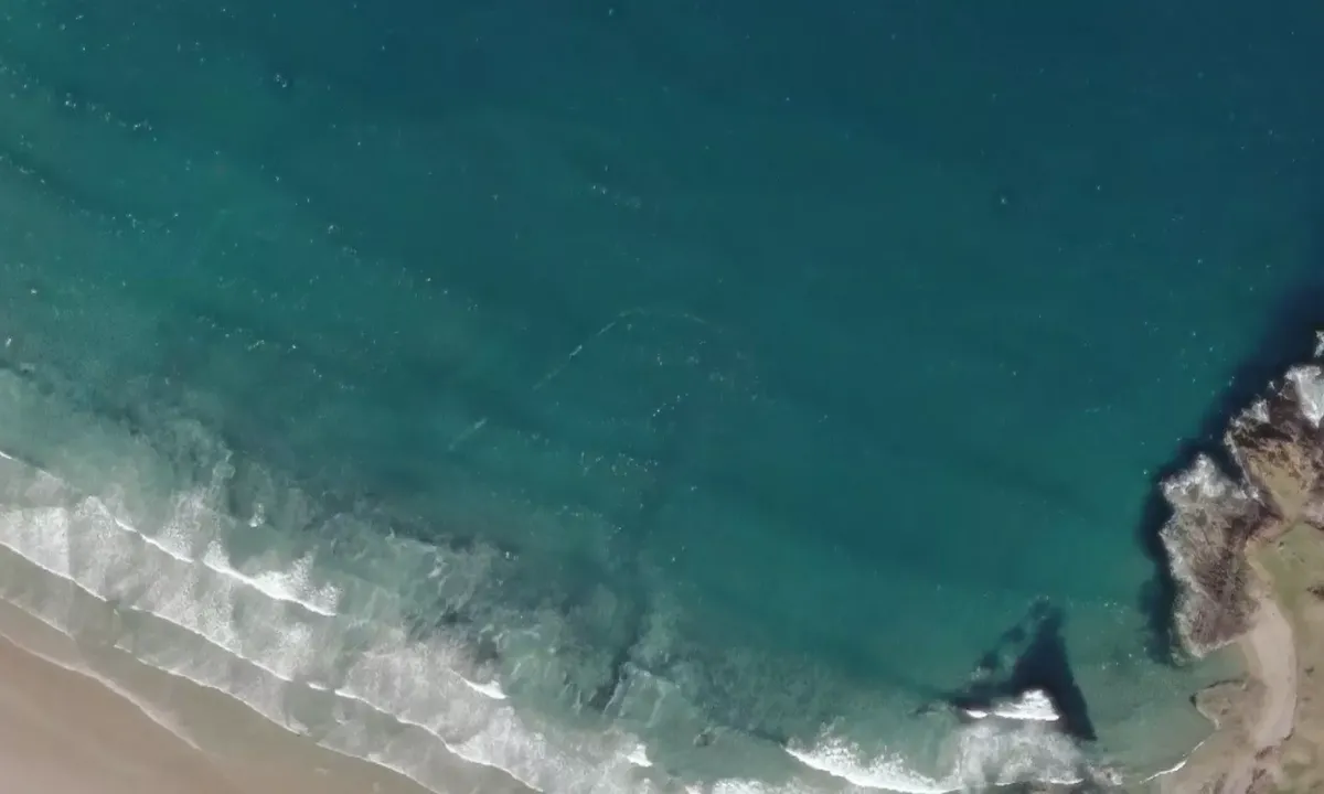 Satelite image of Sandend Bay