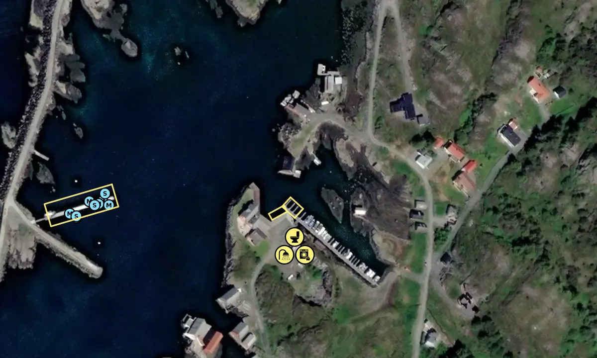 Satelite image of Sandøy - Havnevågen