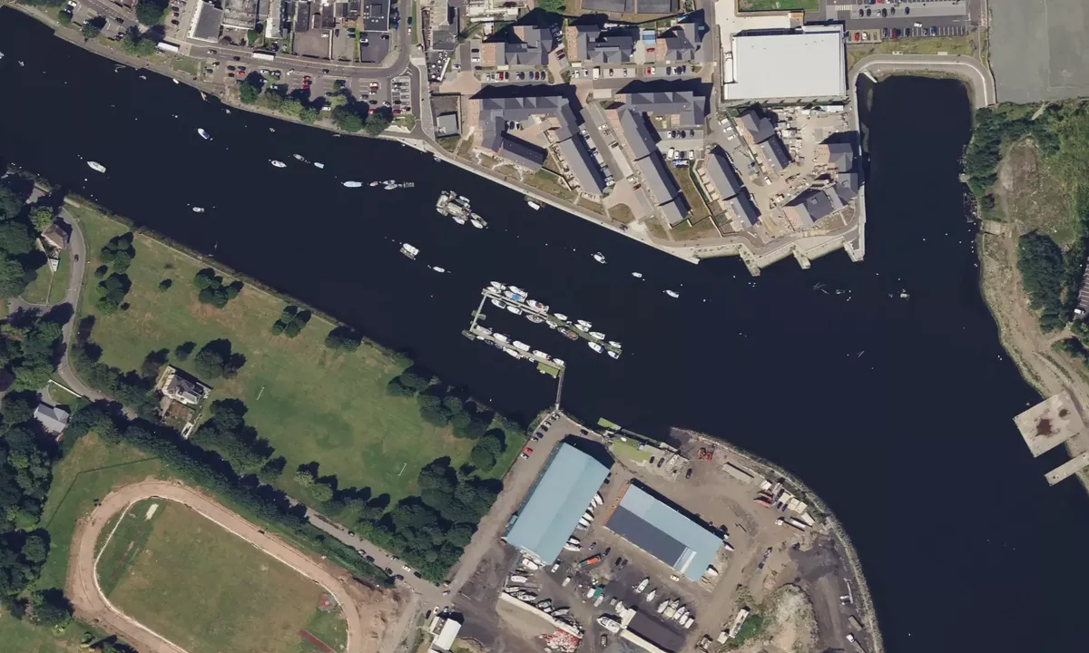 Satelite image of Sandpoint Marina - Dumbarton