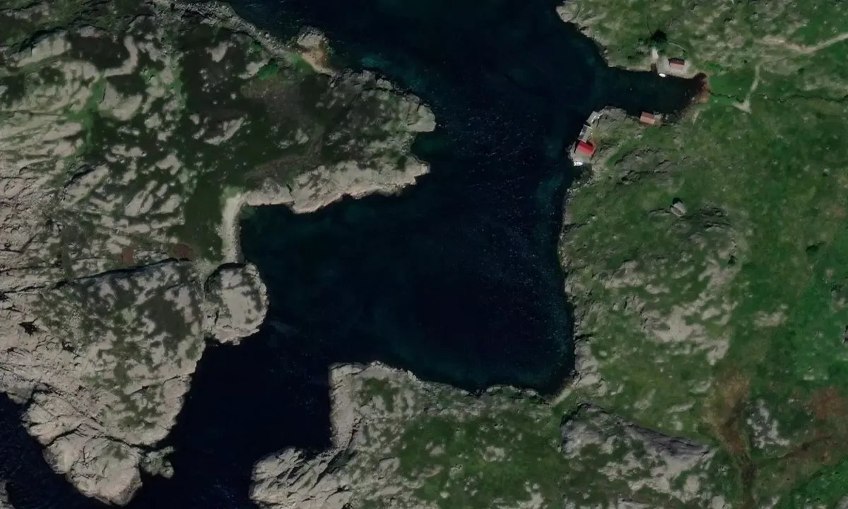 Satelite image of Sandvika naturhavn