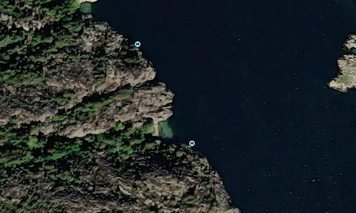 Satelite image of Sandviken - Dyrön