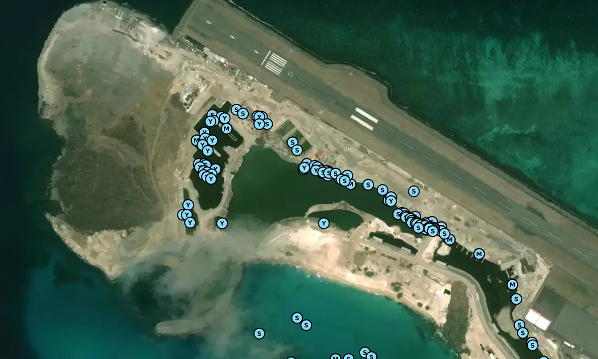 Satelite image of Sandy Lane Yacht Club Marina