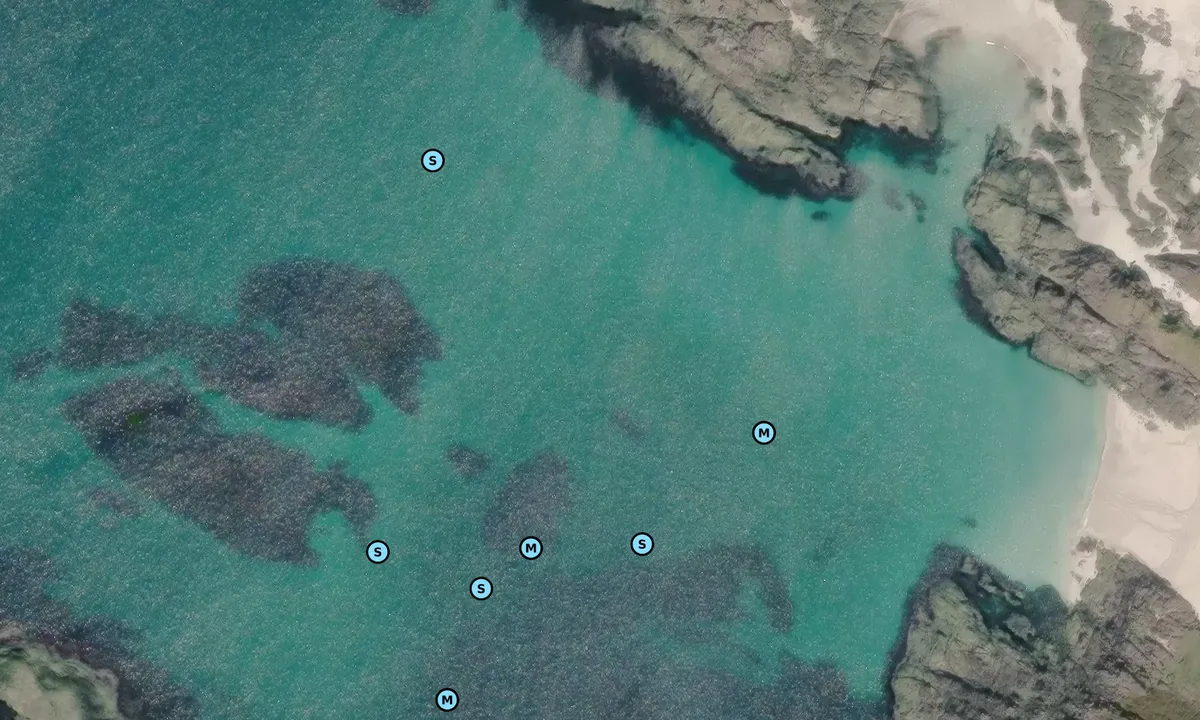 Satelite image of Sanna Bay