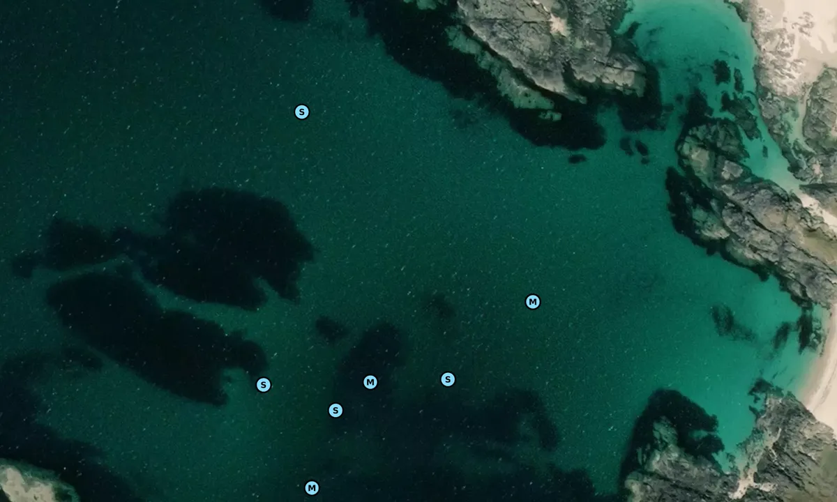 Satelite image of Sanna Bay
