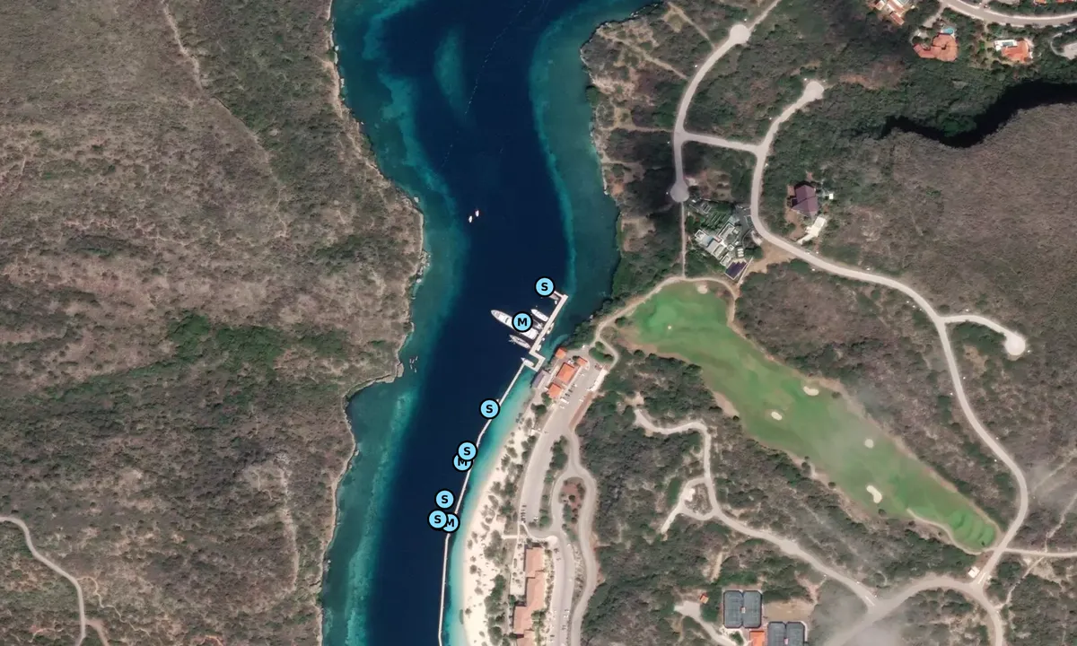 Satelite image of Santa Barbara Beach Marina