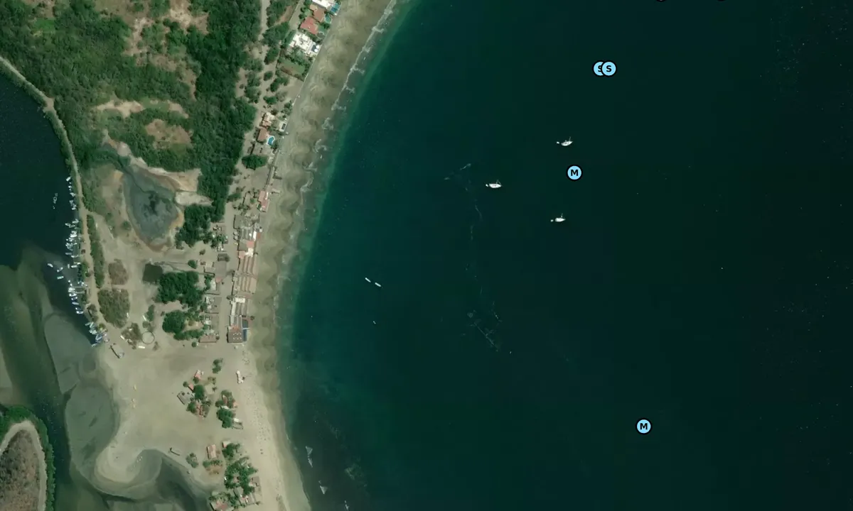Satelite image of Santiago