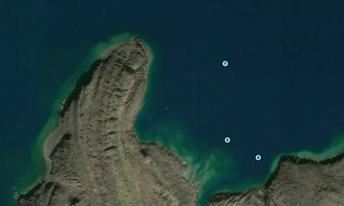 Satelite image of Santorini