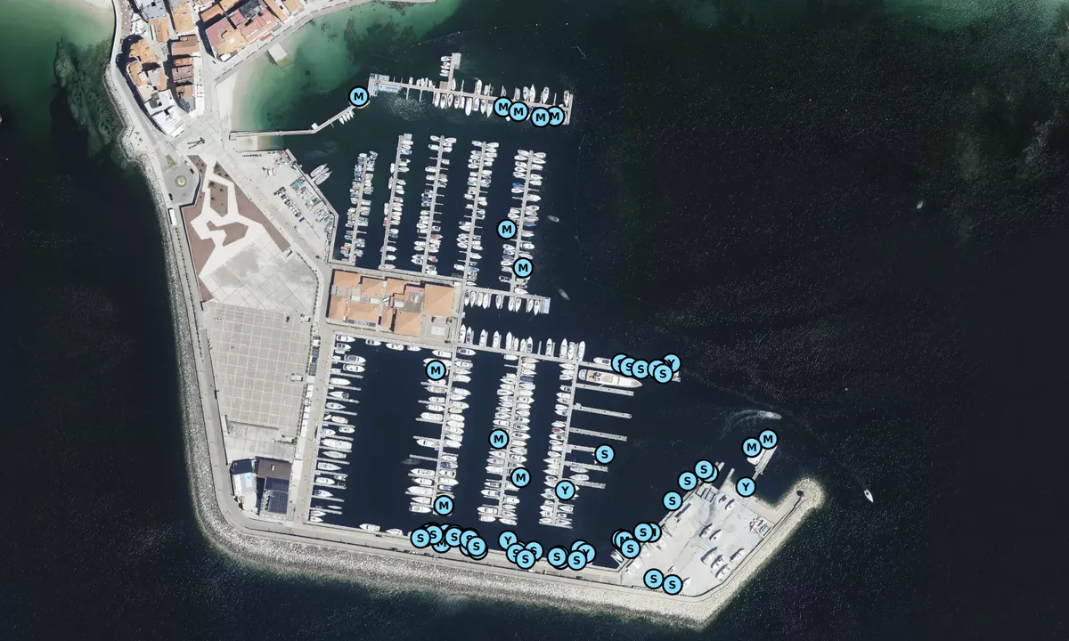 Satelite image of Sanxenxo Marina
