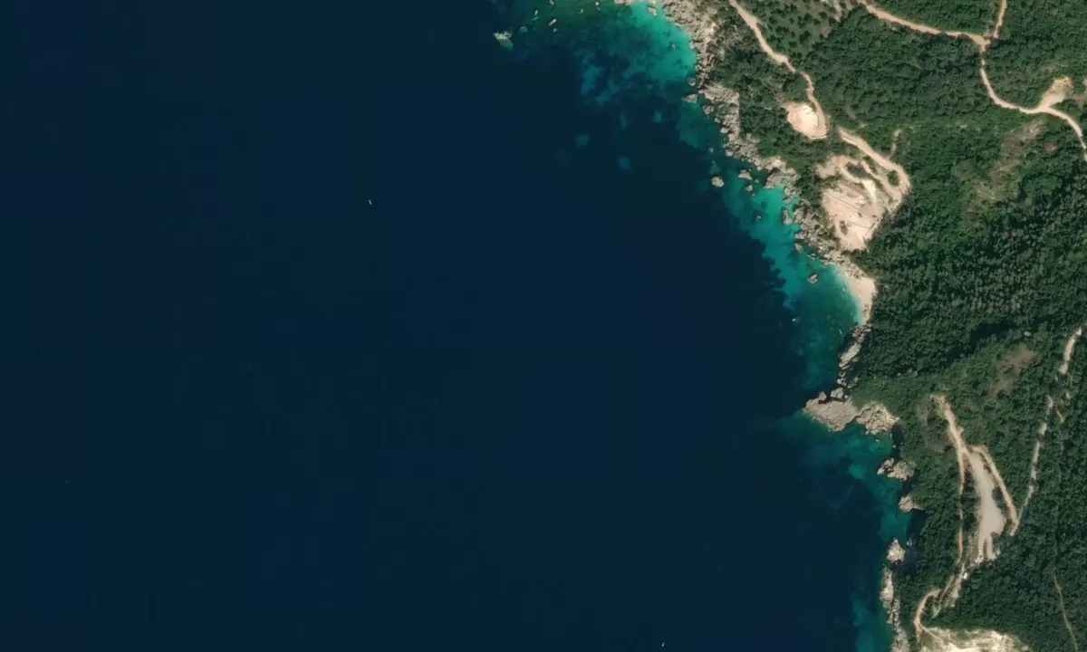 Flyfoto av Sarakiniko