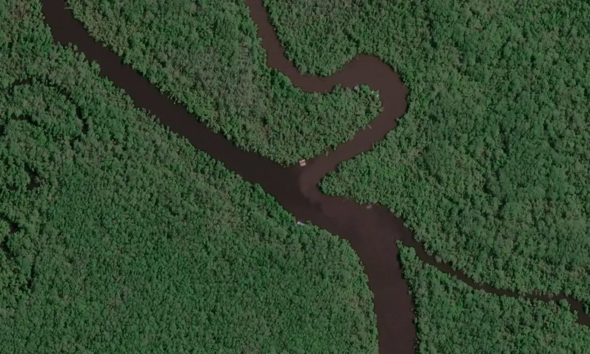 Satelite image of Saul Creek - 3