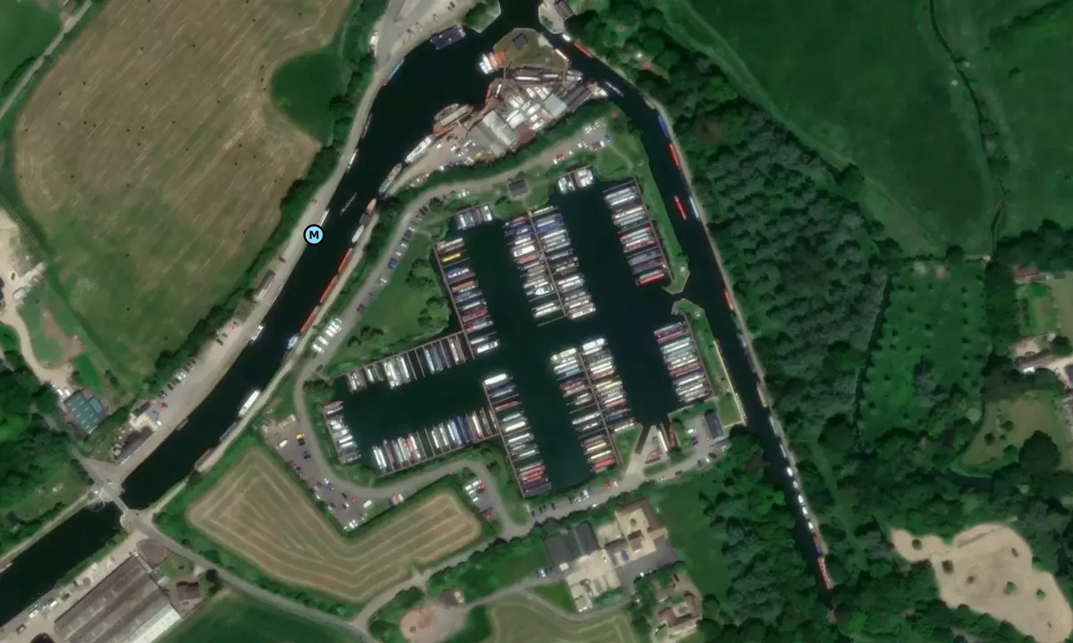 Satelite image of Saul Junction Marina
