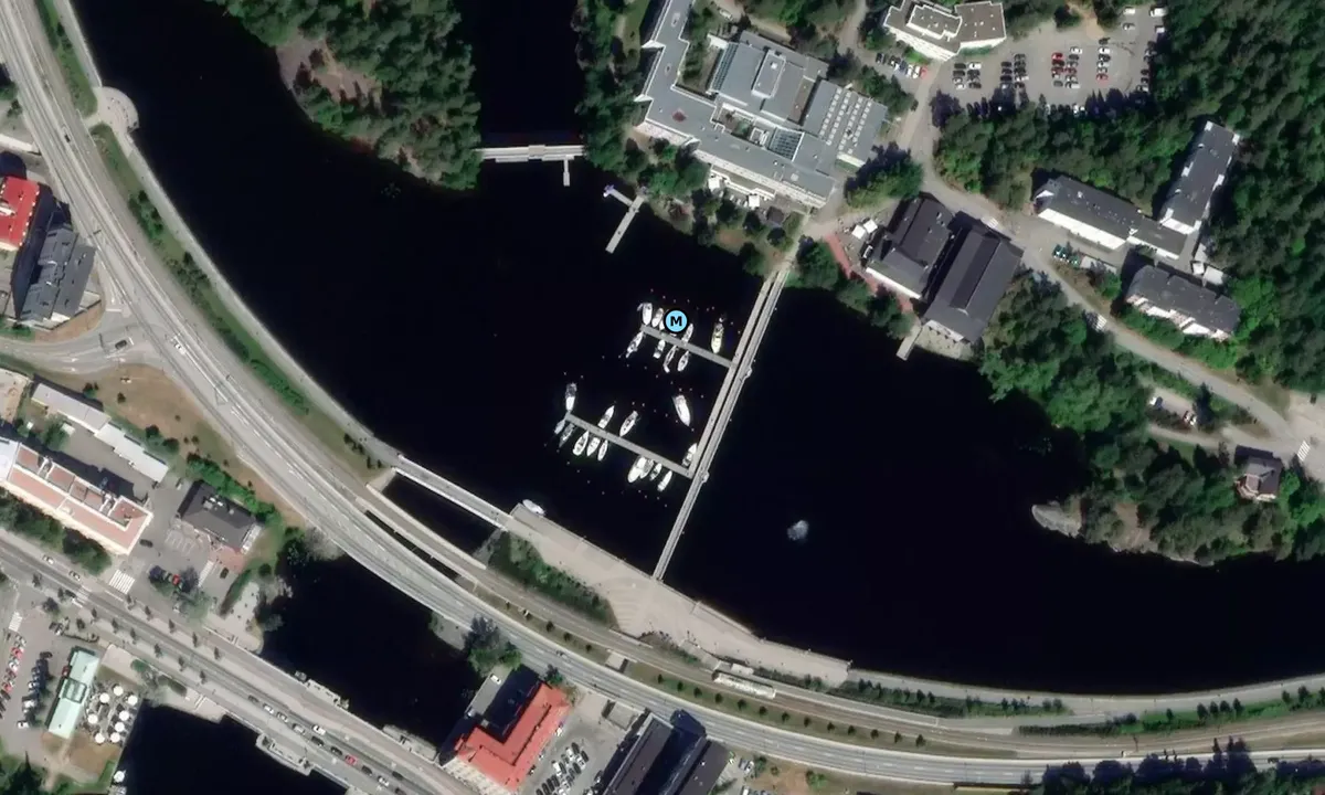 Satelite image of Savonlinna, Kasinosaari
