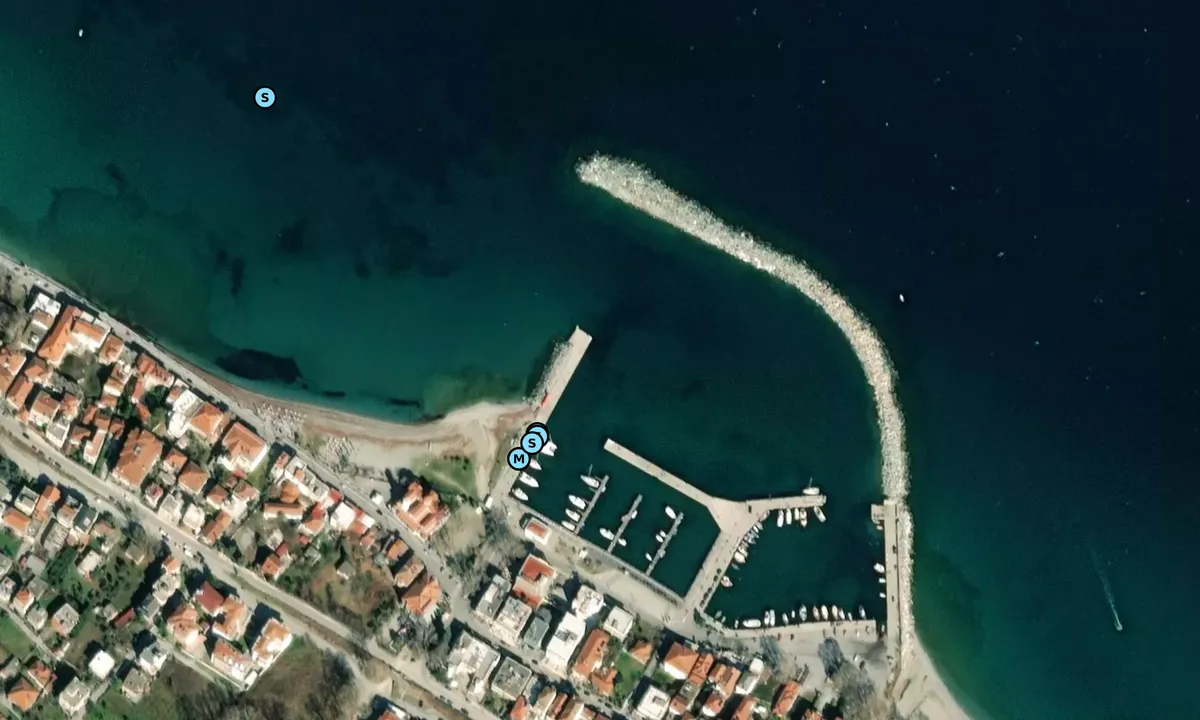 Satelite image of Savvi Marine Platamonas Marina